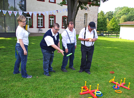 Im Wohnheim für Menschen mit Behinderung, dem Kloster Beuren, wurde das Patronatsfest gefeiert