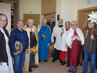 Sternsinger sind in der Behindertenwerkstatt in Heiliigenstadt und im Wohnheim für Menschen mit Behinderung in Heiligenstadt unterwegs und verbreiten den Segen