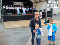 Die Kinder des Heiligenstädter Kinderheimes beim Stadtfest