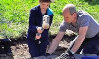 Die Kinder des Kinder- und Jugendheim St. Josef in Heiligenstadt sind fleißige Helfer