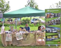 Eichsfelder Werkstätten stellen Produkte aus dem Werksattladen in Heiligenstadt beim Naturparkfest in Fürstenhagen vor