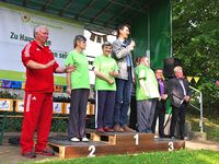 Geschäftsführer der Raphael Gesellschaft eröffent das Behindertensportfest