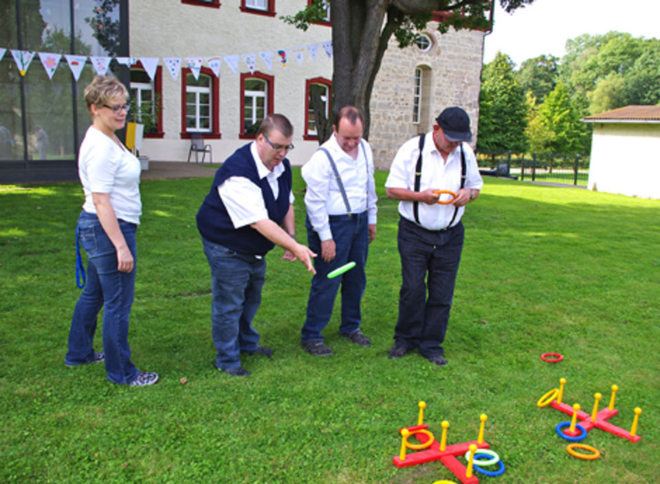 Spiel und Spaß beim Patronatsfest des Kloster Beuren - Wohnheim für Menschen mit Behinderung