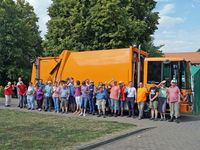 Abfalltrenn-Lehrgang im Wohnheim für Menschen mit Behinderung in Heiligenstadt