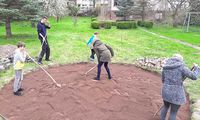 Die Kinder des Kinder- und Jugendheim St. Josef in Heiligenstadt helfen