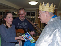 Sternsinger sind in der Behindertenwerkstatt in Heiliigenstadt und im Wohnheim für Menschen mit Behinderung in Heiligenstadt unterwegs und verbreiten den Segen